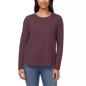 Kirkland Long Sleeve Slub Tee T Shirt 100% cotton NEW